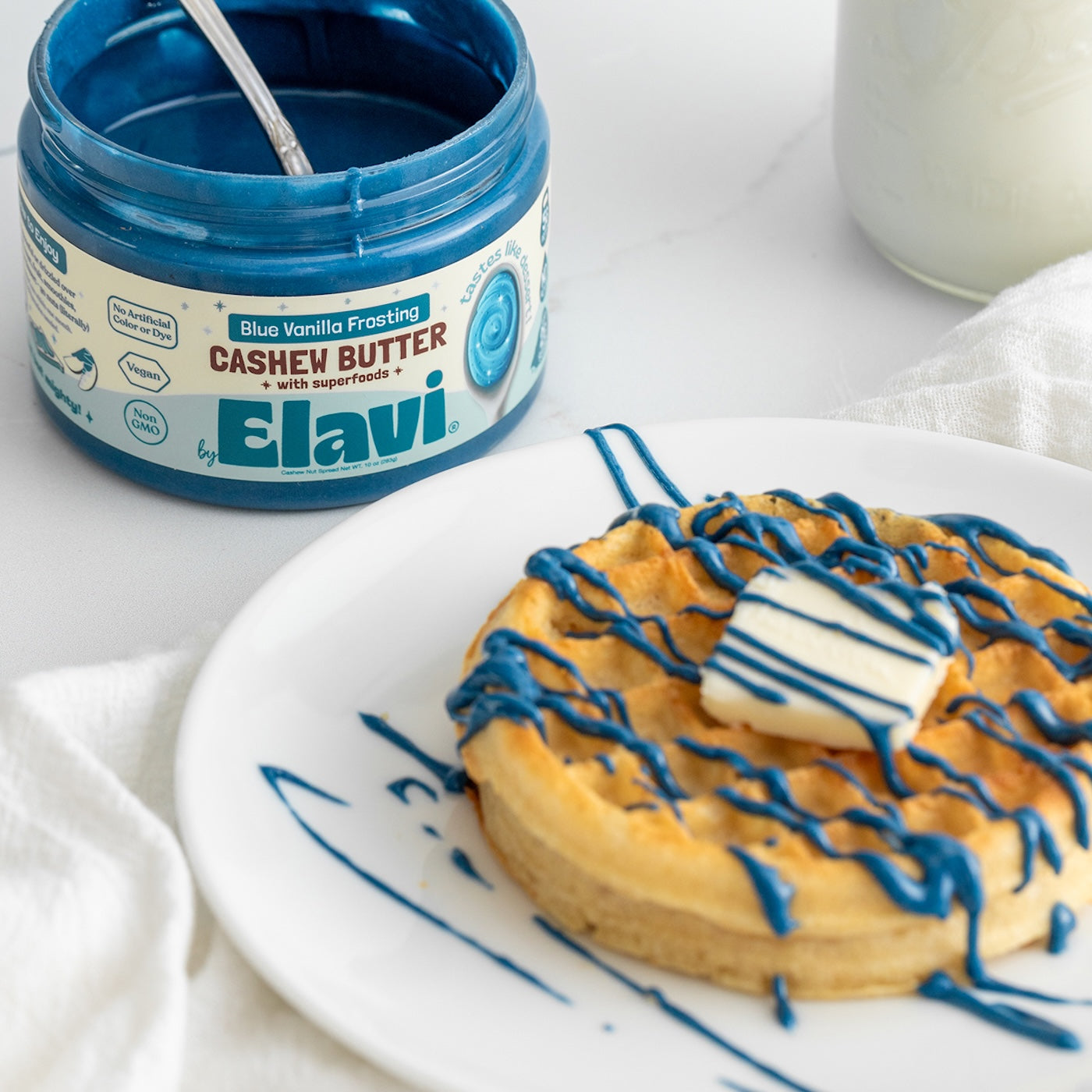 Blue Vanilla Frosting