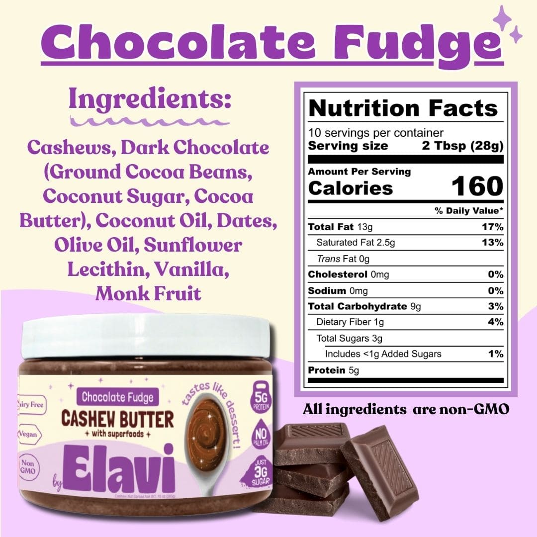 Starter Kit Variety Superfood Dessert Butter Jars + Gold Spoon Elavi